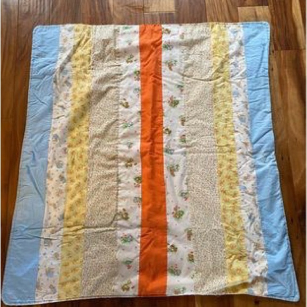 Beatrix Potter Vintage Baby Patchwork Quilt
